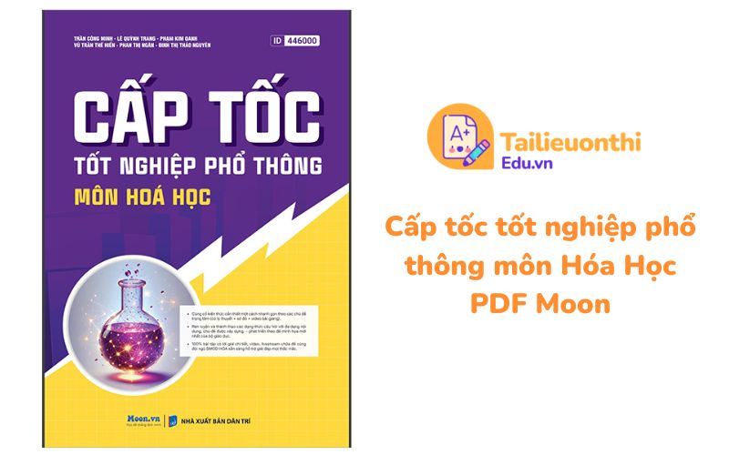 Cấp tốc tốt nghiệp phổ thông môn Hóa Học PDF Moon